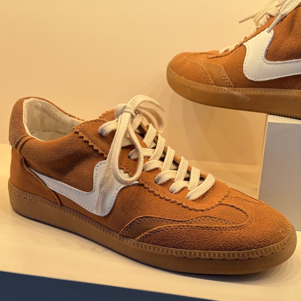 Dolce Vita Tan Suede Women's Sneakers 7.5 - Picture 2 of 7